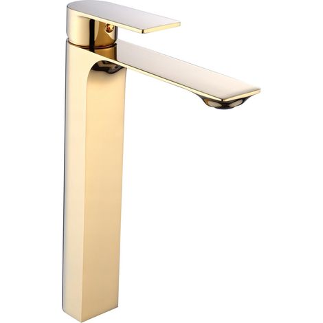 Mexen Alexa hohe Waschtischarmatur, Gold - 71210-50 (1/2)