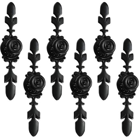 Lot de 6 poignées de porte, boutons de tiroir, style vintage, 120 mm (1/5)