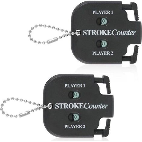 Compteur de coups de golf - - Mini - Noir - Réinitialisation du cadran - Porte-clés - Compétitions et jeux (1/5)