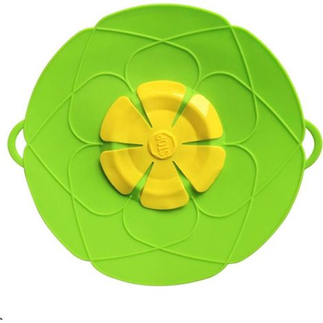 Coperchio anti-trabocco in silicone da 28 cm, coperchio a prova di perdite, resistente all'ebollizione, utensile da cucina multifunzionale (1/4)