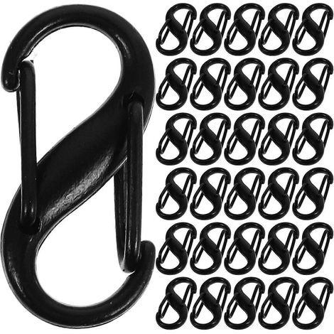 100 pièces de fermoirs mousquetons à double ouverture pour colliers et bracelets, en alliage de zinc, pour la création de bijoux. (1/4)