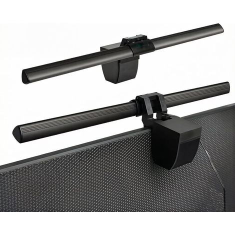 Lampe Ecran PC 40cm, LED light bar Anti-Éblouissement, 84 LED Protection Oculaire Licht, Luminosité de couleur ajustable Lampe de Bureau 40cm pour Bureau et Maison- 3000K-6500K (1/5)