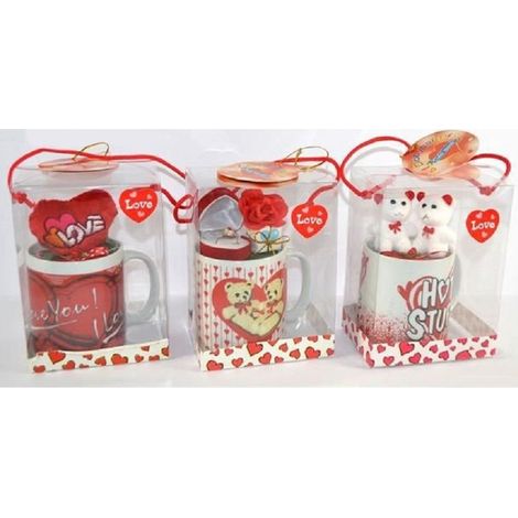 Trade Shop - TAZZONE TAZZONE MIT REGULAR IDEE SAN VALENTINO 11X8X15CM CONFECT IN VARI MODELS - (1/3)
