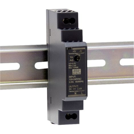 MEAN WELL HDR-15-5 Hutschienen-Netzteil (DIN-Rail)  5 V/DC 2.4 A 12 W Anzahl Ausgänge:1 x  Inhalt 1
