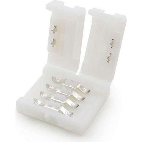 Unión / conector rígido Pin Click para tiras LED RGB 4 pin