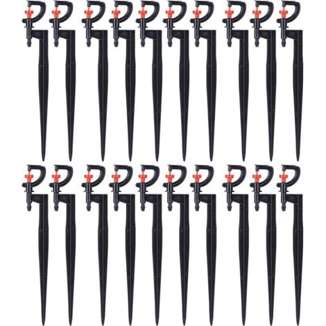 20pcs G-Type 360 Degree Rotating Micro Sprinklers Irrigation Sprinklers YMYNY
