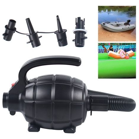 600w Air Pump High-pressure Boat Inflation Pump Rubber Convenient Lightweight (1/5)