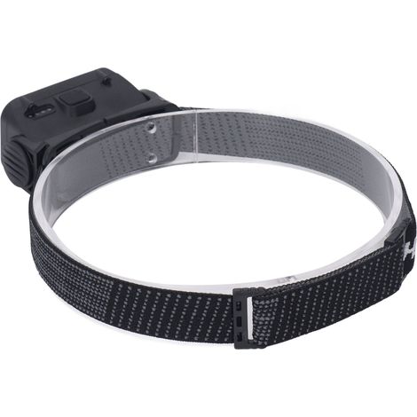 Lampe frontale LED, chargement USB, 5 niveaux de luminosité, étanche IPX4, adaptée au cyclisme et à la pêche. (1/5)