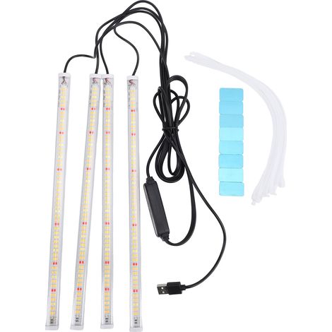 Lampe de croissance d'intérieur à spectre complet, suspendue, LED, avec minuterie, gradation multiniveaux réglable pour plantes succulentes, fleurs, hydroponie et serres. (1/5)
