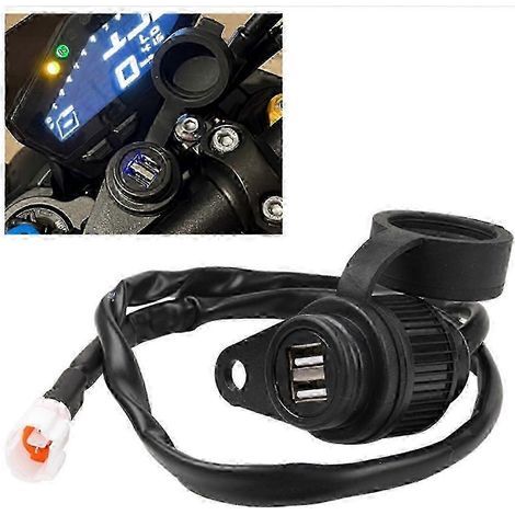 Double prise de chargement USB pour motos Yamaha MT-09, MT-07 et XSR700, édition 0618 (1/4)