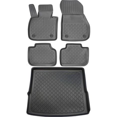 BMW X1 F48 SUV desde 10/2015 SET - Alfombrillas para coche + alfombrilla para maletero (1/5)