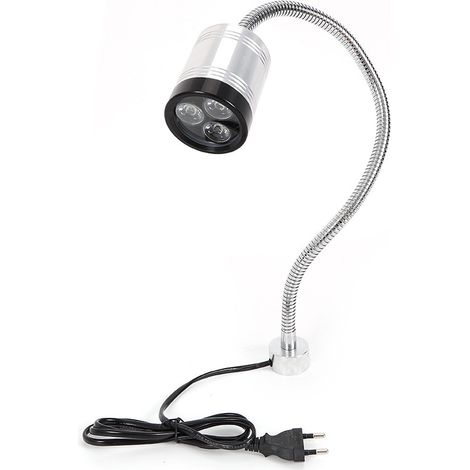 Lampe de travail LED 6 W - 110 V - 220 V - Col de cygne flexible - Lumière réglable pour artisanat, CNC, tour, machine à coudre (1/5)