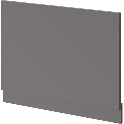 Gloss Grey MDF 700mm End Bath Panel - 700mm -