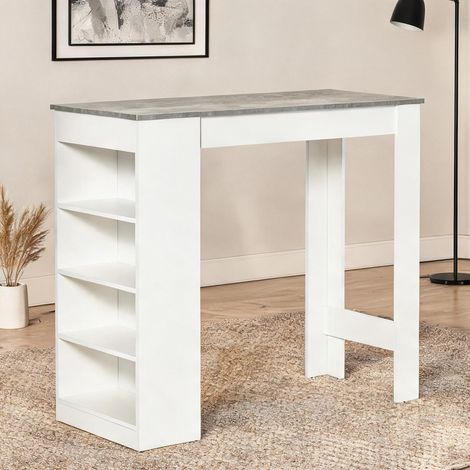 Table de bar en melamina de Madeira 115 x 50 x 102,7 cm (1/5)