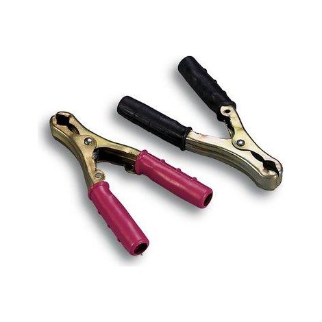 PINZA X CAVO BATTERIA AUTO HAND - ROSSO/NERO A 40 MM 80 CF=PZ 2- 10 confezioni