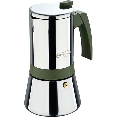 Cafetera de acero inoxidable, experto, 6 tazas, ø10,5 x 19 cm