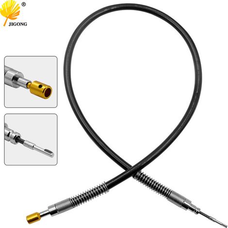 Compatible avec un arbre flexible à ressort, tête cuivrée, diamètre 4 mm, tête d'arbre couleur cuivre pour rectifieuses. (1/5)