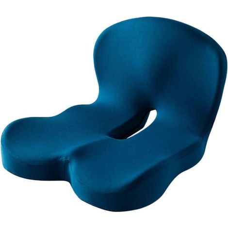 Coussins d'assise intégrés en mousse à mémoire de forme en L, faciles à nettoyer, pour la maison ou le bureau. (1/5)