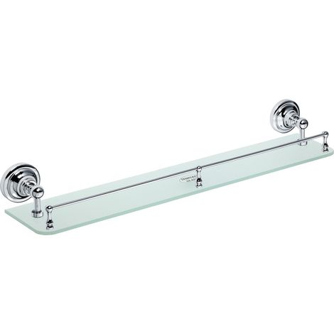 BEMETA Estante Ricordi de latón y vidrio, cromo (OPTIMARIC24CR)