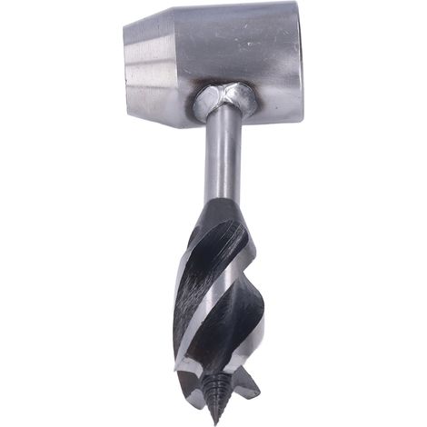 Mèche à main en acier carbone pour perçage bois, outil bushcraft et survie, diamètre 25mm