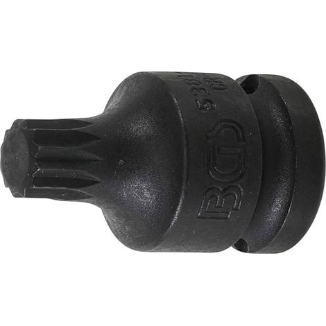 Douille à Embouts à Choc 43 mm - 12,5 mm (1/2), Denture Multiple Intérieure XZN - Précision et Robustesse - D-Work (1/5)