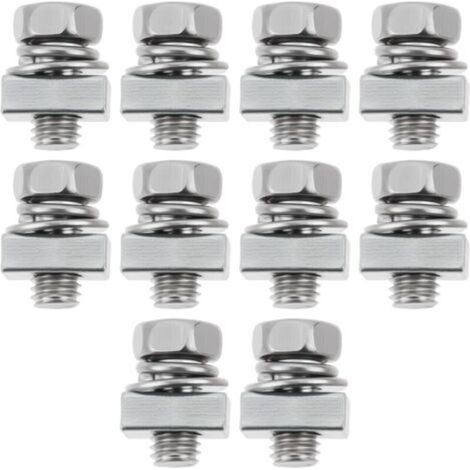 Store Lot de 20 écrous carrés de fixation de batterie pour tondeuse à gazon M5 x 10 mm Compatible avec Ariens Compatible avec MTD (1/5)
