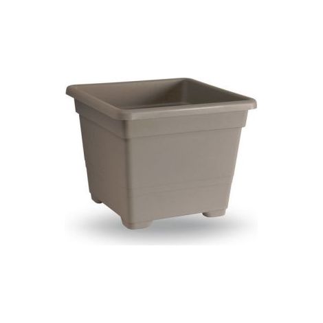 VASO QUADRATO 27 CM 60% RICICLABILE AVANA