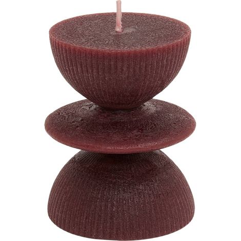Vela decorativa Homy redonda, 9 cm de altura - Atmosphera créateur d'intérieur (1/4)