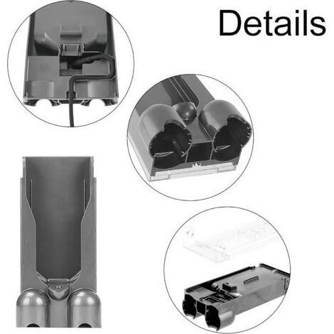 Supporto di ricarica a parete per aspirapolvere Dyson V10 – Supporto in plastica ABS – Installazione rapida e stabile – Ottimizza lo spazio di archiviazione (1/5)
