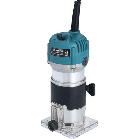 220V 800W 30000 U/min Oberfräse mit transparenter Grundanschlagsführung, elektrische Oberfräse für Holzlaminate, kompakte kabelgebundene Handfräse für Holzbearbeitung, Schneiden, Nuten und Kerben (1/5)