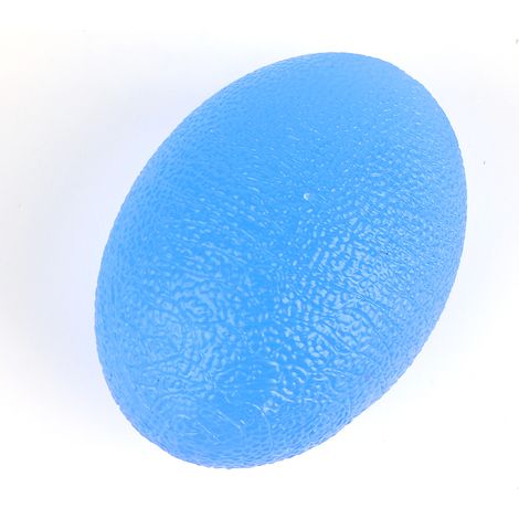 Balle de massage en silicone pour le renforcement des poignets et des doigts, soulagement du stress (Bleu 30) (1/5)