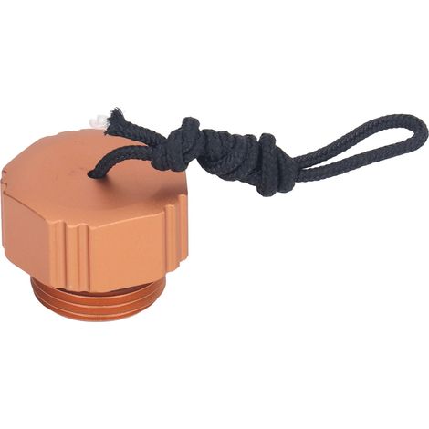 Bouchon anti-poussière fileté en alliage d'aluminium pour détendeur de plongée sous-marine, premier étage DIN, valve de bouteille de plongée, orange (1/5)