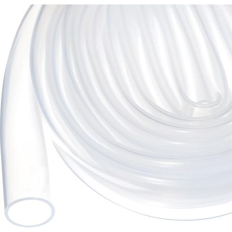 1M 3 Feet Silicone Tube 12mm DI 14mm DE Transparent Industrial (1/5)