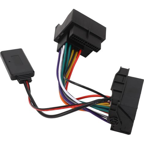Câble AUX Bluetooth sans Fil pour Autoradio, Câble Auxiliaire Radio Bluetooth 5.0 de Remplacement pour A B C CLK GL M R Classe W169 W245 W203 W209 W164, Matériau ABS Durable (1/4)