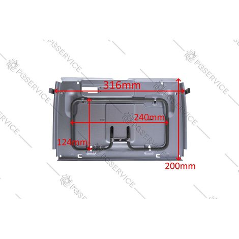 Tefal resistenza inferiore piastra Ultracompact 600 GC3001 GC3003 GC3005 6680 (1/4)