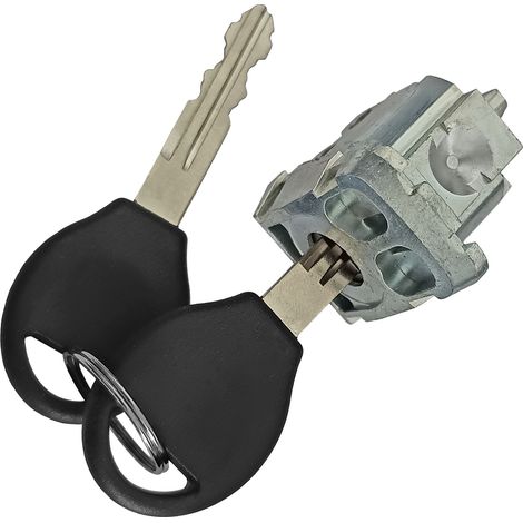 Applicable to new Qashqai door lock cylinders with 2 keys, driver's door lock cylinders, car modification and replacement lock cylinder assembly, auto parts. (1/4)