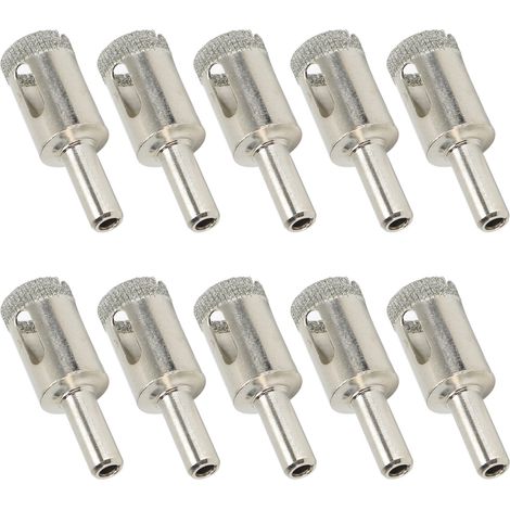 10 Stück HSS-Lochsägenbohrer 18 mm für Glas, Marmor, Granit und Stein (1/5)