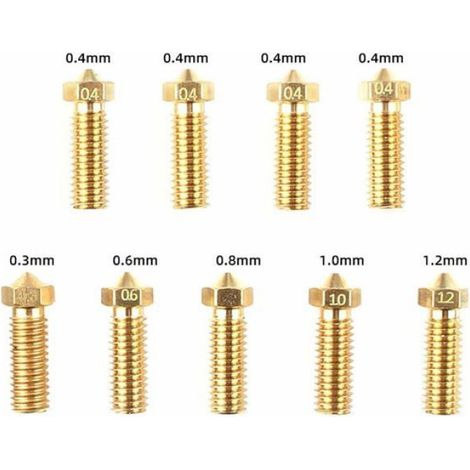 Buse - Silicone - Pour Imprimante 3D Artillery Genius Et Sidewinder X1 - 18 Pièces (1/5)