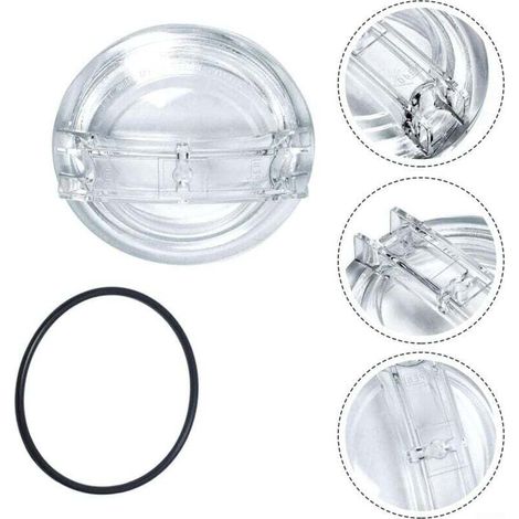 Couvercle de pompe de piscine SPX3100D compatible avec les modèles de pompe Hayward Super II SP3000 Series SP3007(eeaz), SP3010. Comprend un joint torique de remplacement pour couvercle de crépine SPX