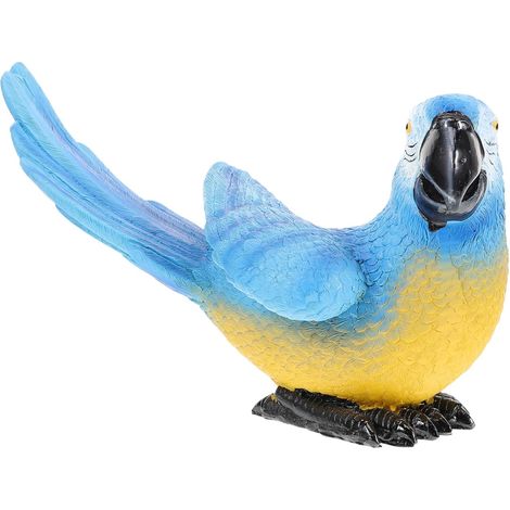 mit Lebhaften Farben Papageienfigur Lebensechte aus