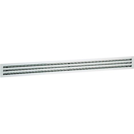 Atlantic – Diffuseur linéaire 4 fentes 558mm – Diffusion d'air optimale pour espaces résidentiels et tertiaires – Installation simplifiée (1/3)