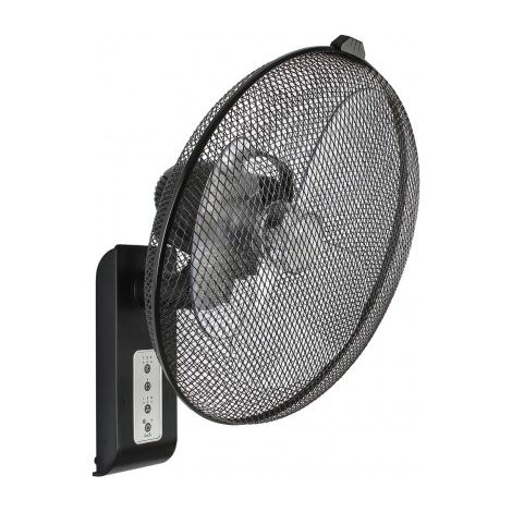 Casafan – Ventilateur mural 50W – 3 pales 40 cm – Orientable 85° – Débit d'air jusqu'à 7m – Télécommande incluse – Silencieux (1/5)