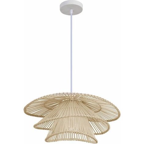 Lampada a sospensione rattan Hima Ø45,5 Reality E27 (1/2)
