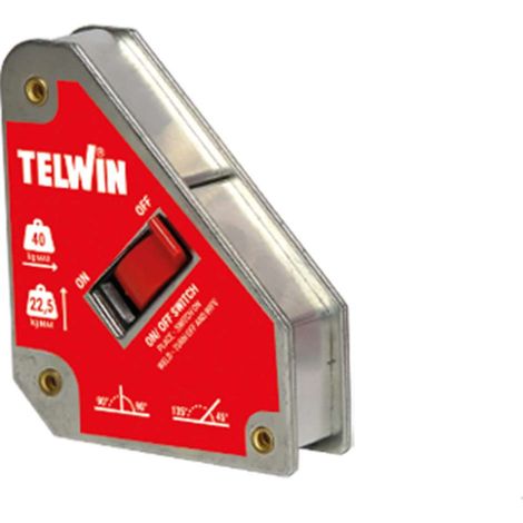 Posizionatore magnetico con interruttore ON/OFF portata 22,5-40 kg. 804255 TELWIN (1/2)