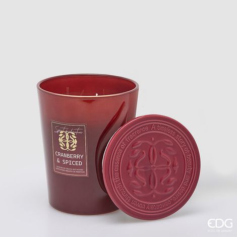 EDG Enzo De Gasperi Candela Symbol Profumata Honeyed Apple Cider H16 Ø13 cm – Idea Regalo Natale (1/4)