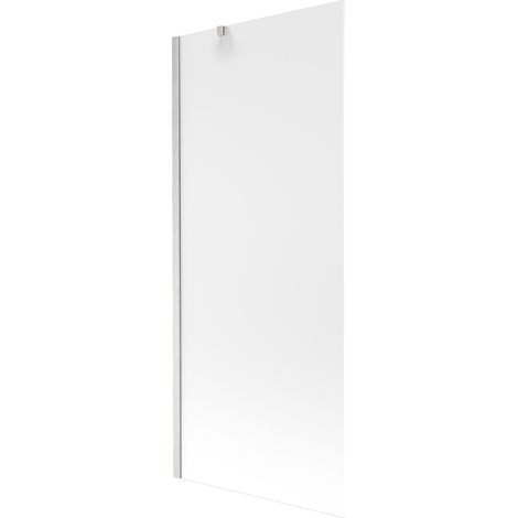 Mexen Next Badewannenfaltwand 1-flügelig 80 x 150 cm, matt, gebürstetes Nickel - 895-080-000-00-30-97 (1/5)