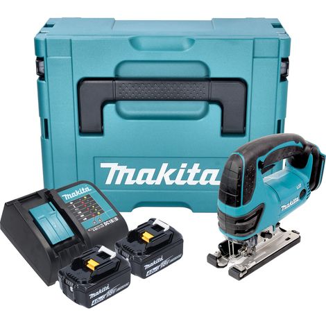 Makita DJV 180 SMXJ Seghetto alternativo a batteria 18 V 135 mm + 2x batteria 4,0 Ah + caricabatteria + Makpac (1/5)