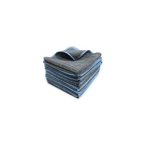 Set di 3 panni per la pulizia in microfibra, 380 g/m² – senza pelucchi, senza aloni – puliscono efficacemente vetri e varie superfici – 40 x 40 cm - Crezuo (1/4)