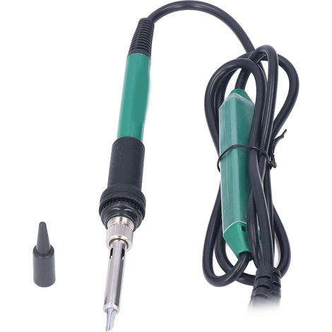 Elektrischer Lötkolben mit konstanter Temperatur und Oxidationsschutz, 5 einstellbare Heizstufen, schnelles Aufheizen, präzises Lötwerkzeug, EU-Stecker 220 V Wechselstrom (1/5)