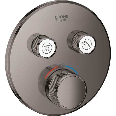 Grohe Grohtherm SmartControl Miscelatore termostatico a 2 vie Antracite, 29119A00 (1/2)